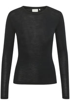 Gestuz Ninia LS Wool Roundneck Black