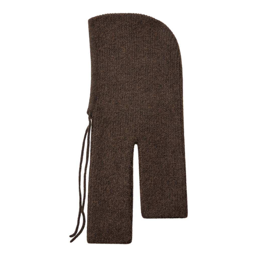 Co'Couture Gina Balaclava Knit Dark Brown