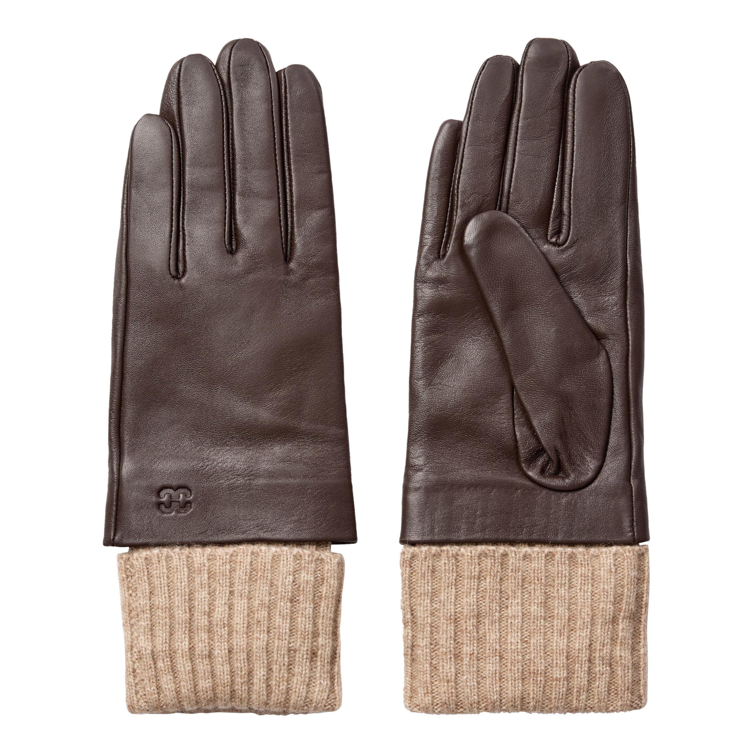 Co'Couture Edmund Leather Gloves Brown