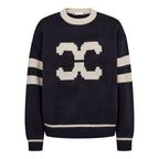 Co'Couture Row Coco Logo Knit Navy