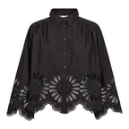 Co'Couture Melise Emb. LS Shirt Black