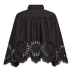 Co'Couture Melise Emb. LS Shirt Black