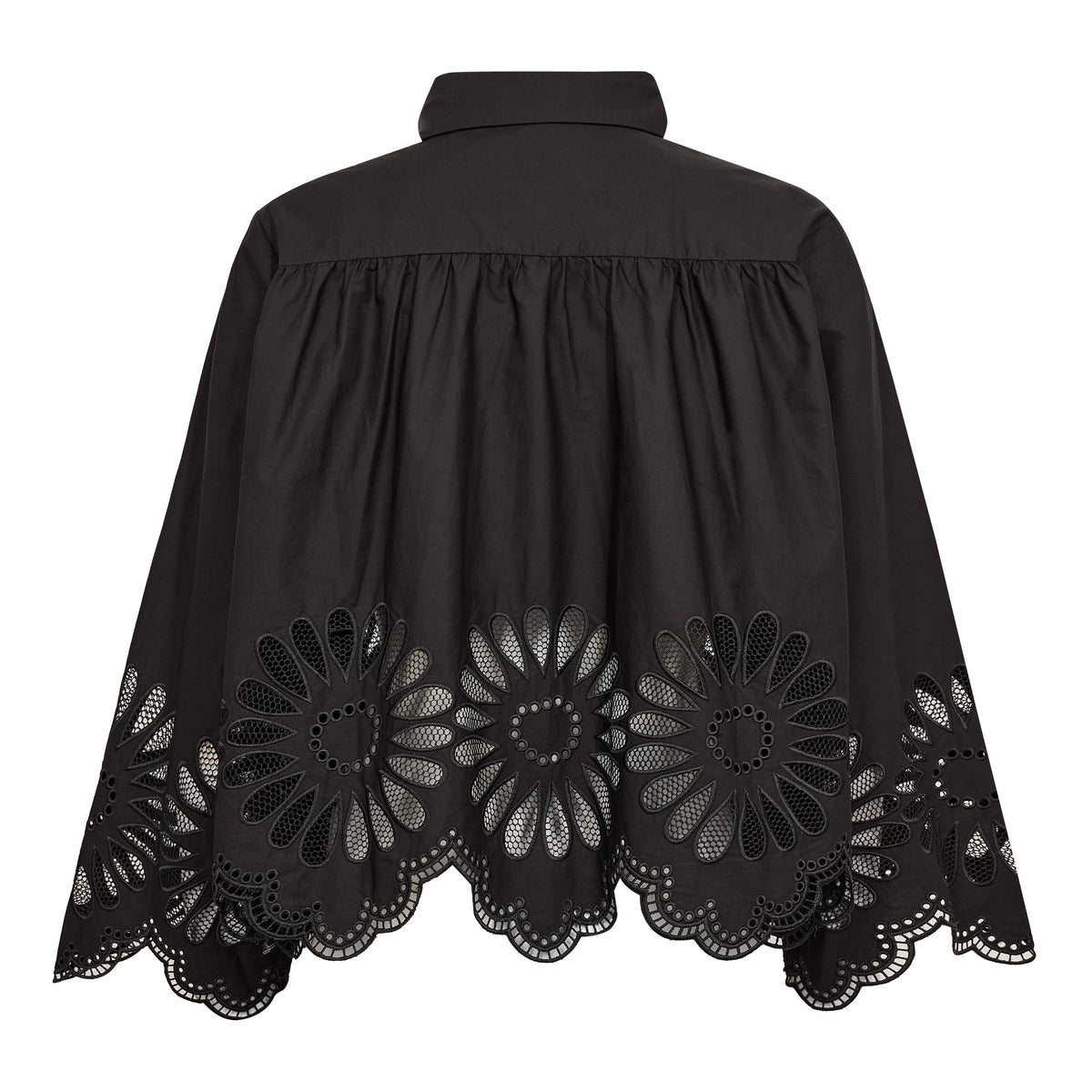 Co'Couture Melise Emb. LS Shirt Black