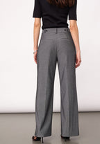 Co'Couture Jacky Wide Pant Mid Grey