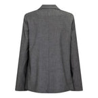 Co'Couture Jacky Fitted Blazer Mid Grey