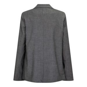 Co'Couture Jacky Fitted Blazer Mid Grey