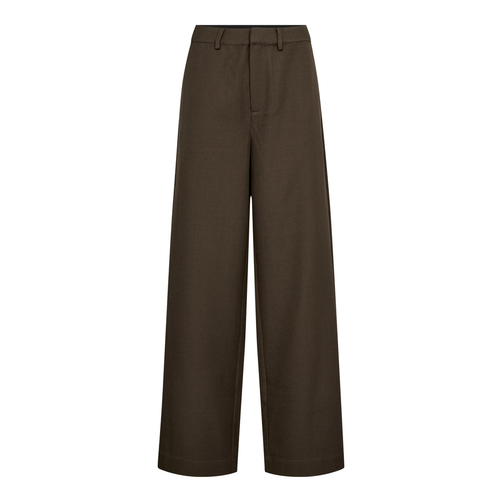 Co'Couture Luna Wide Pant Dark Brown