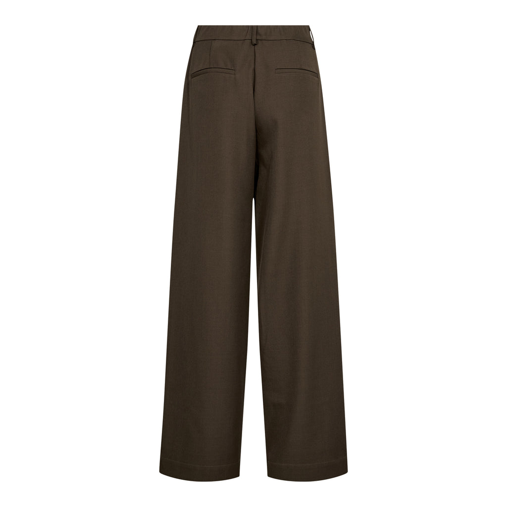 Co'Couture Luna Wide Pant Dark Brown