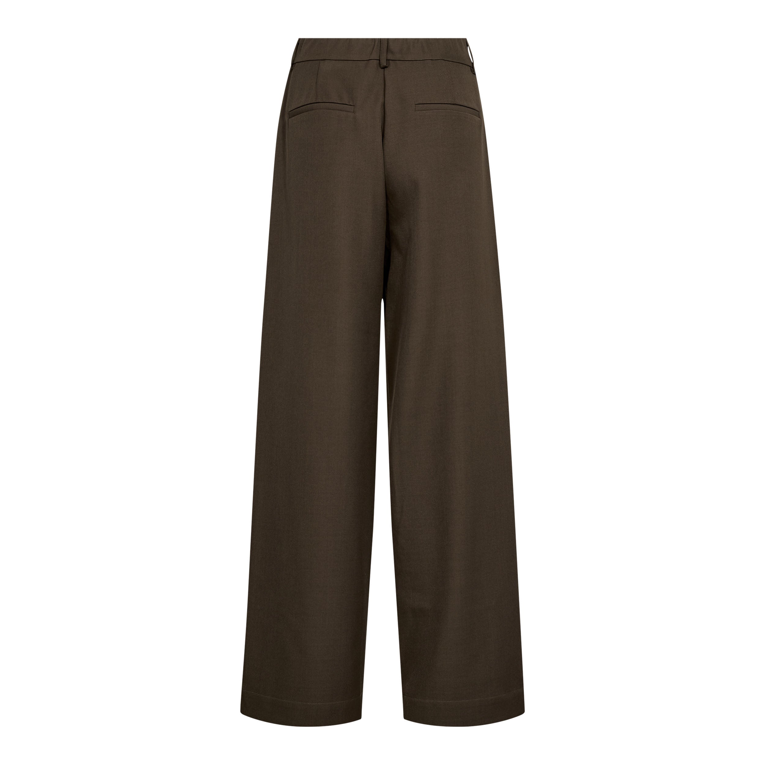 Co'Couture Luna Wide Pant Dark Brown