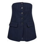 Co'Couture Gabie Pin Corsage Navy