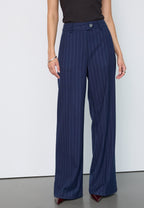 Co'Couture Gabie Pin Wide Pant Navy