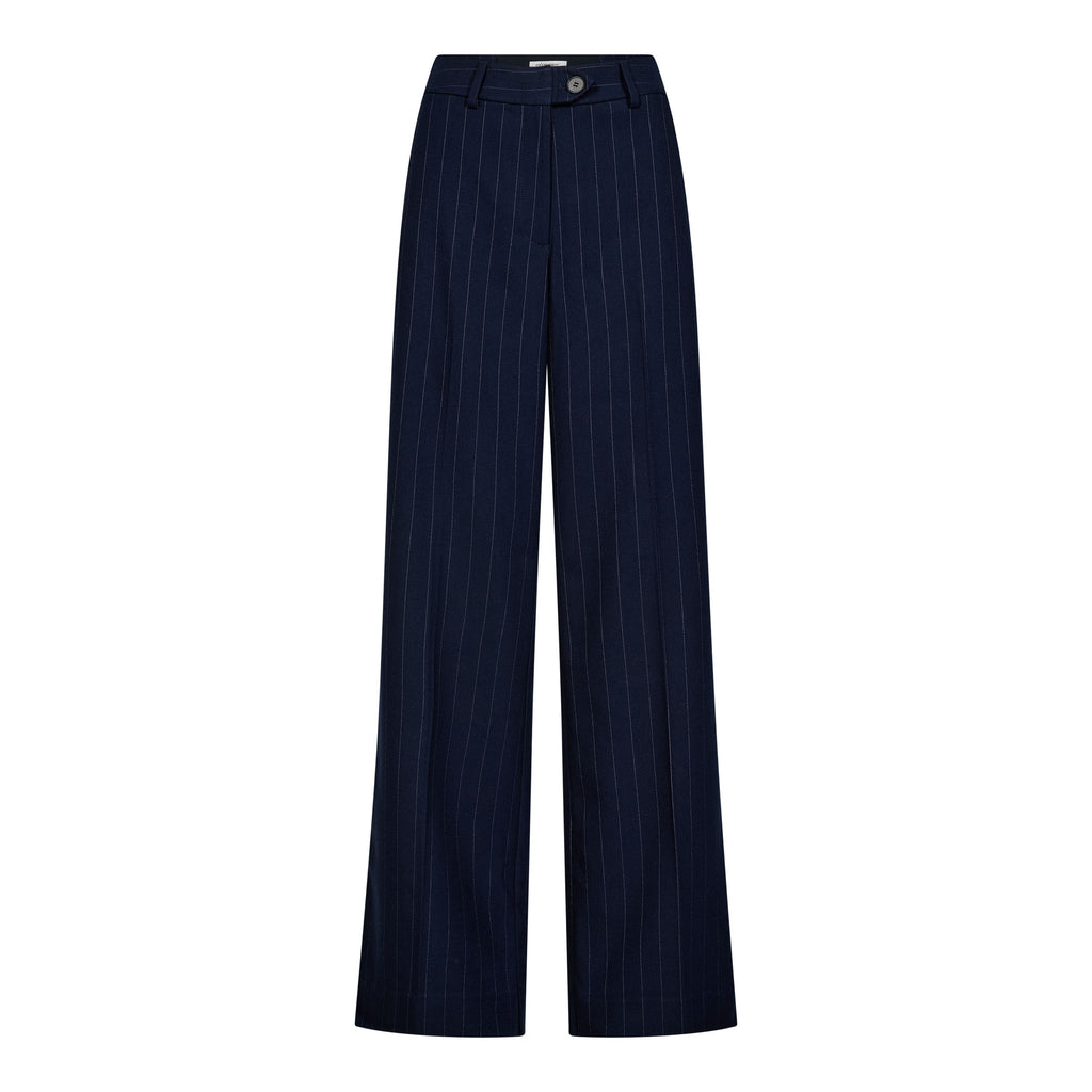Co'Couture Gabie Pin Wide Pant Navy
