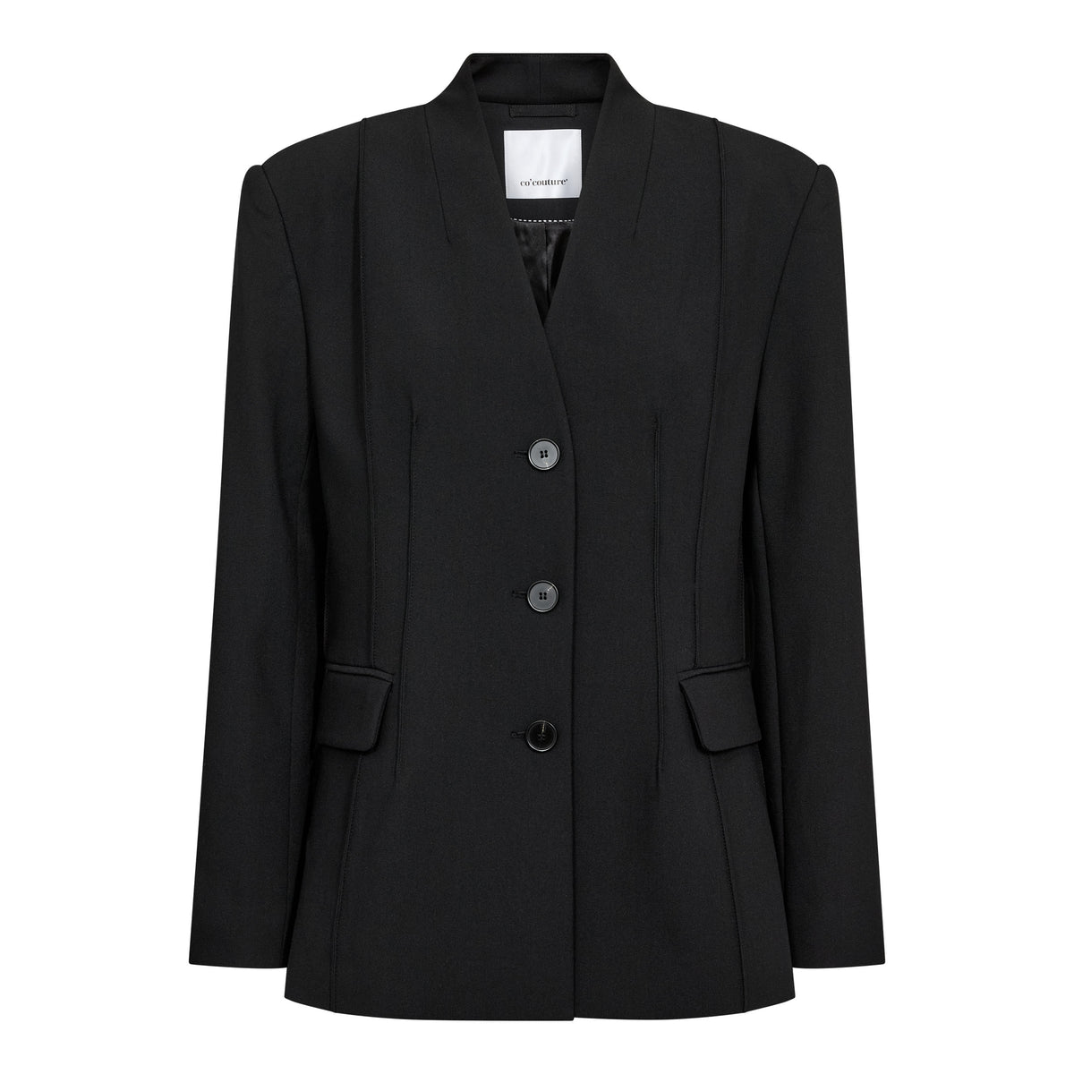 Co'Couture Vola Power Fitted Blazer Black