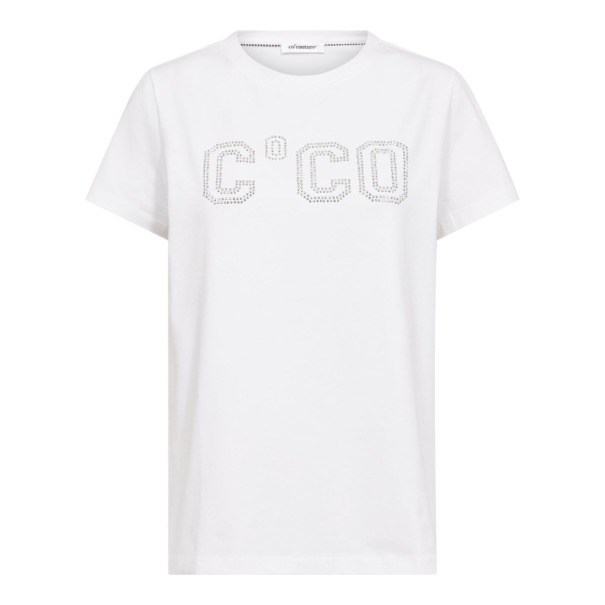 Co'Couture Stone Signature Logo Tee White