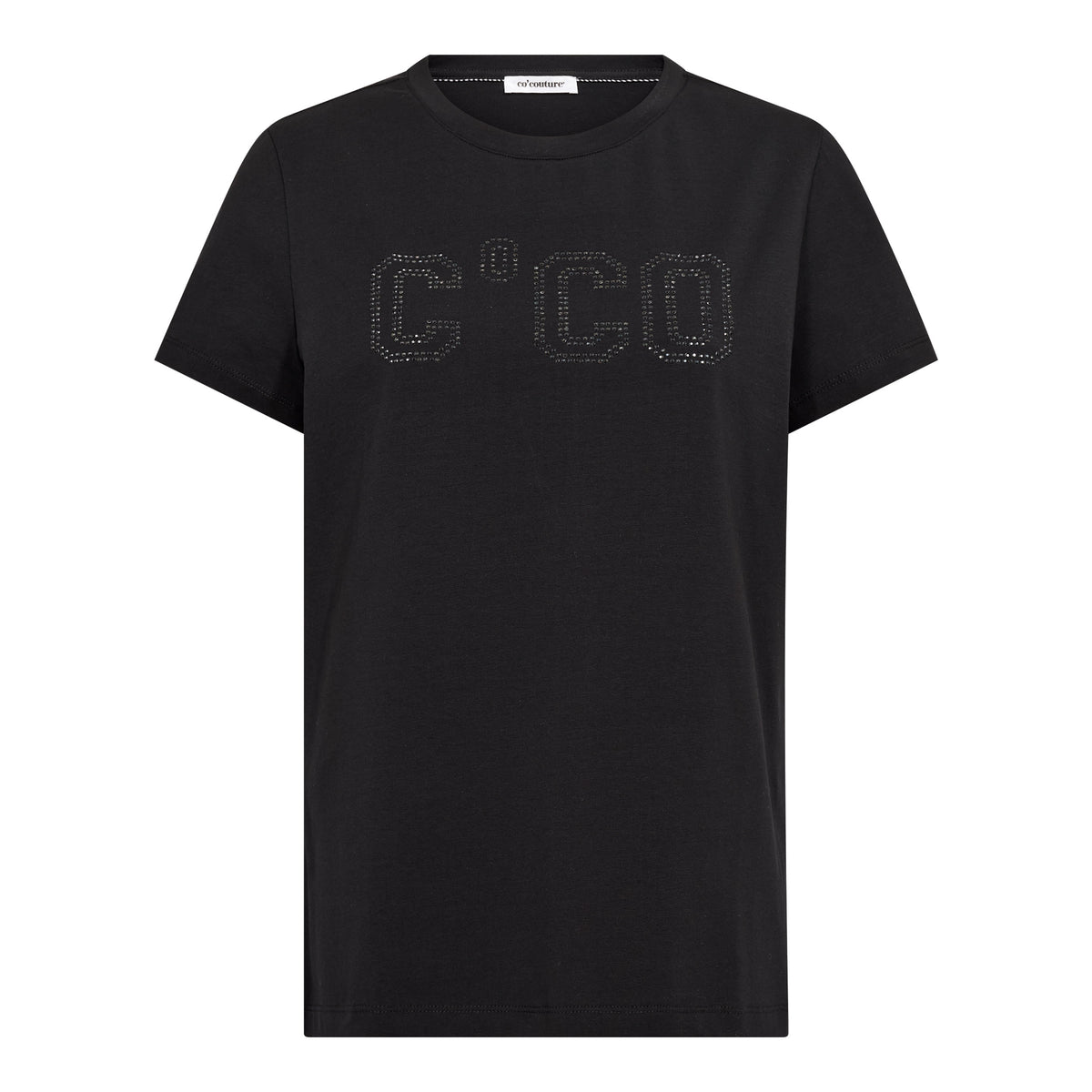 Co'Couture Stone Signature Logo Tee Black