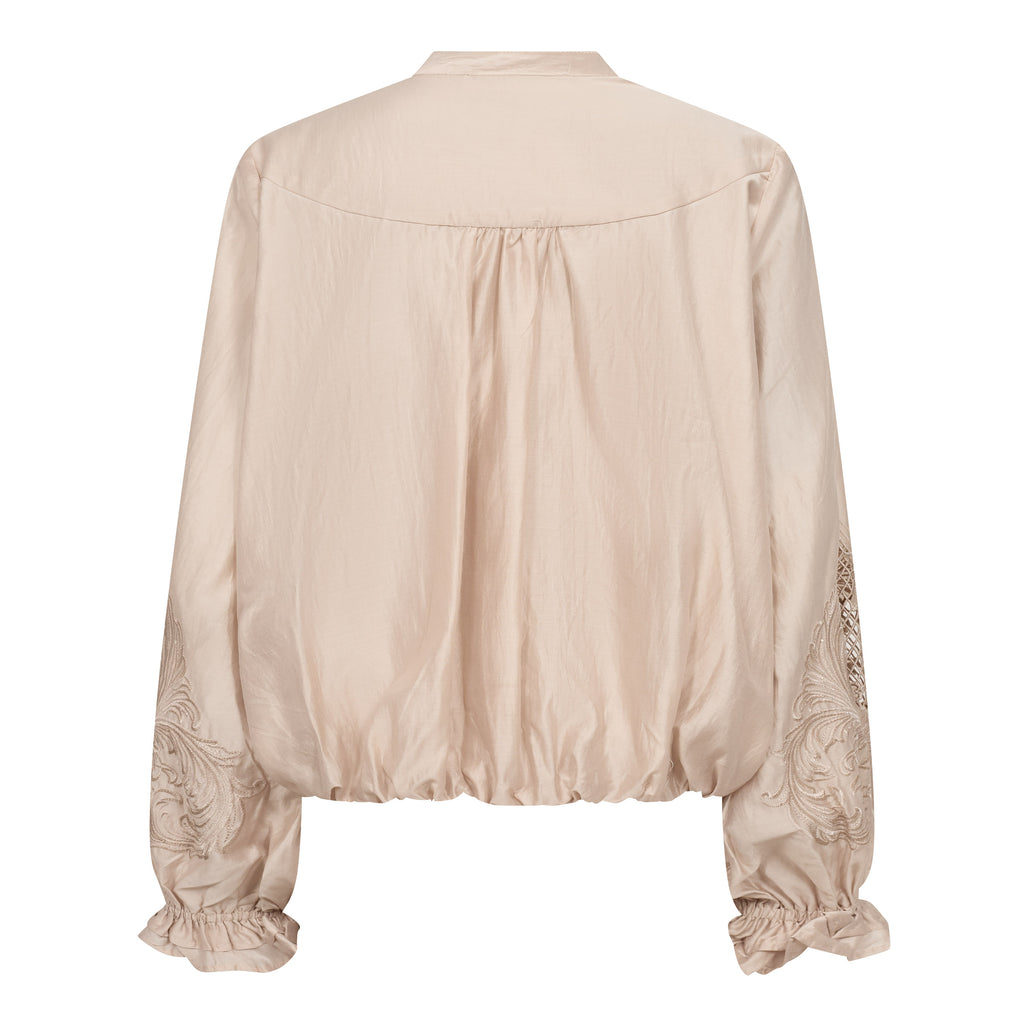 Co'Couture Melin Balloon Emb Shirt Champagne