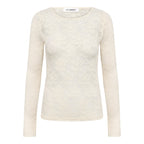 Co'Couture Birta O-neck Blouse Off White