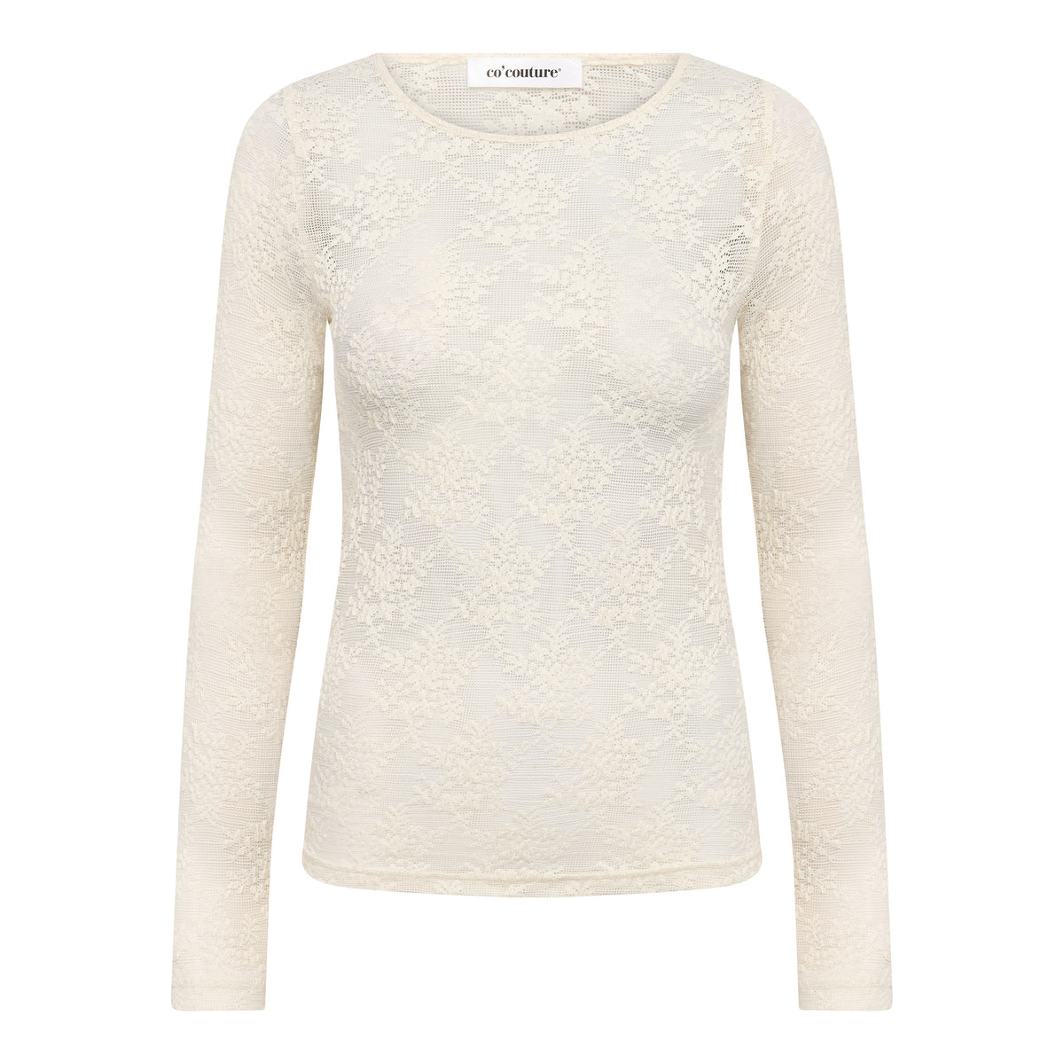 Co'Couture Birta O-neck Blouse Off White
