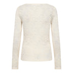 Co'Couture Birta O-neck Blouse Off White