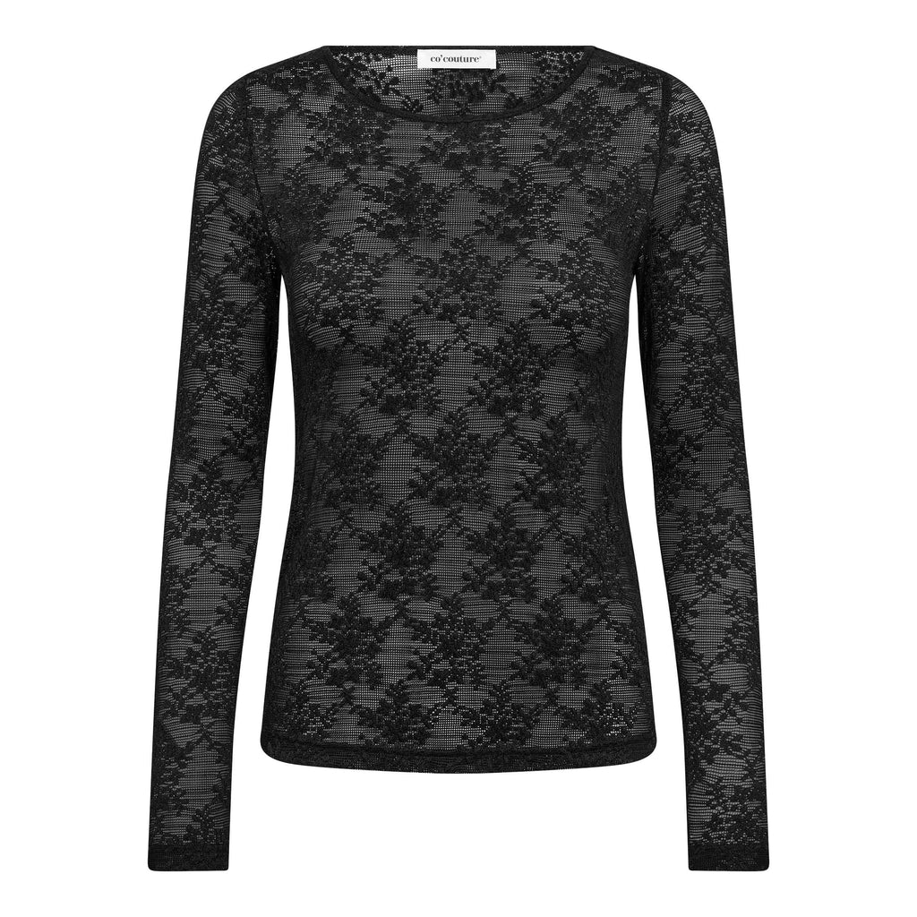 Co'Couture Birta O-neck Blouse Black