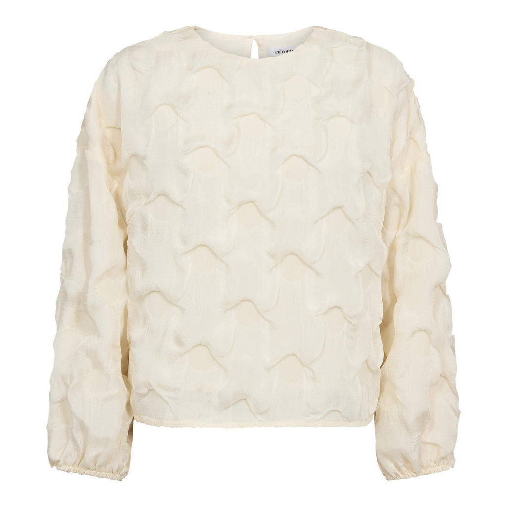 Co'Couture Feron Structure Blouse Off White