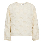 Co'Couture Feron Structure Blouse Off White