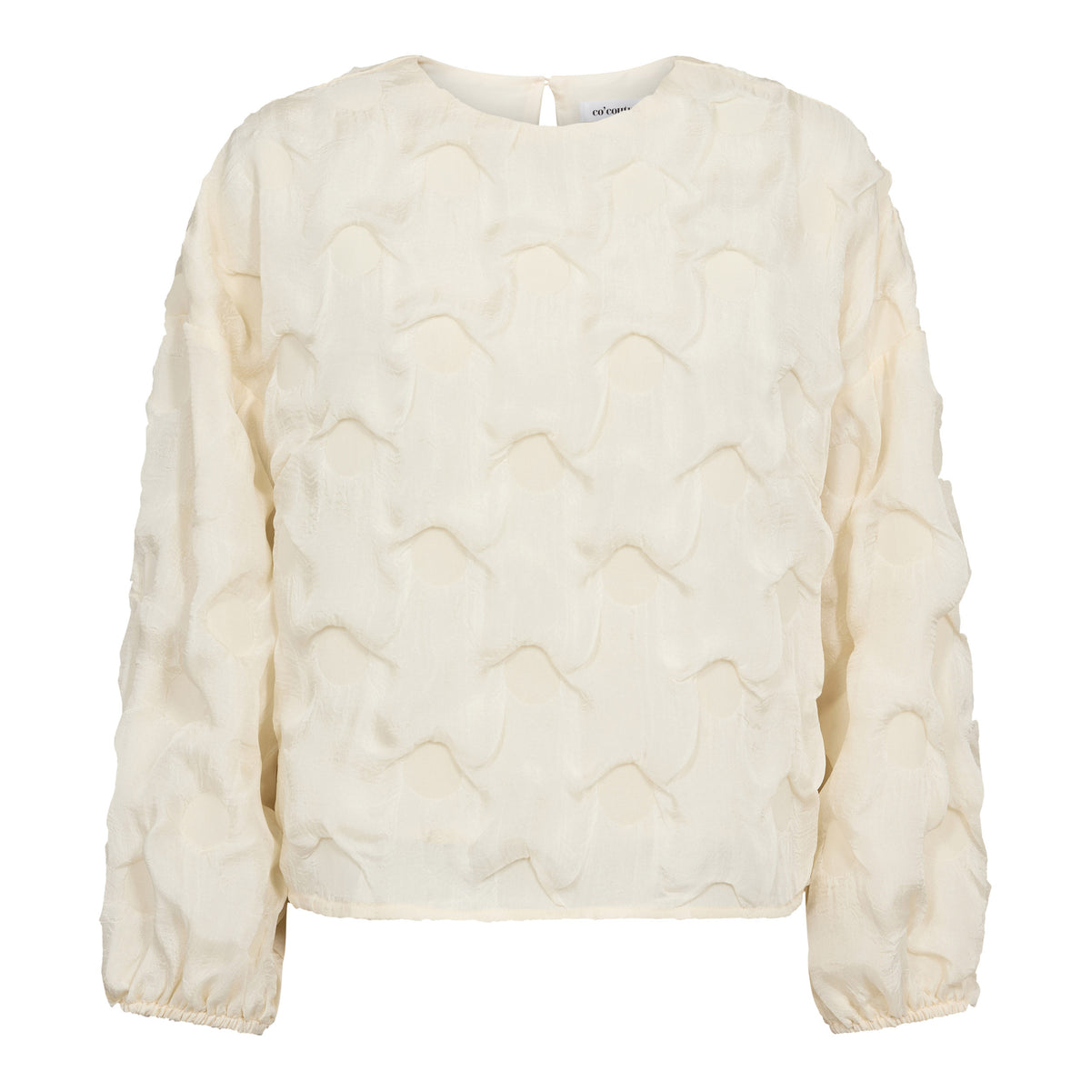 Co'Couture Feron Structure Blouse Off White