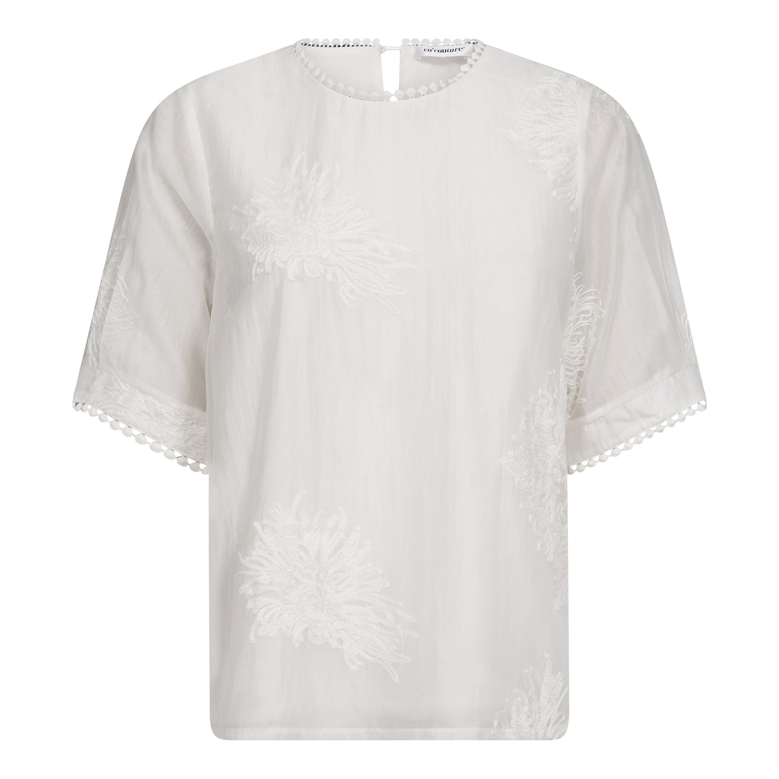 Co'Couture Nea SS O-Blouse White