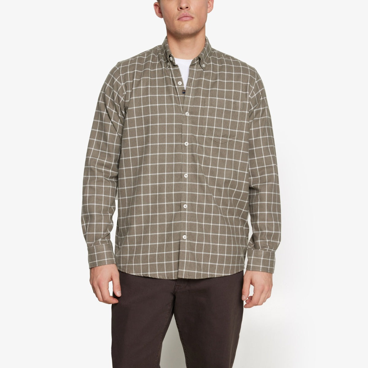 Berry Grid Beluga Green