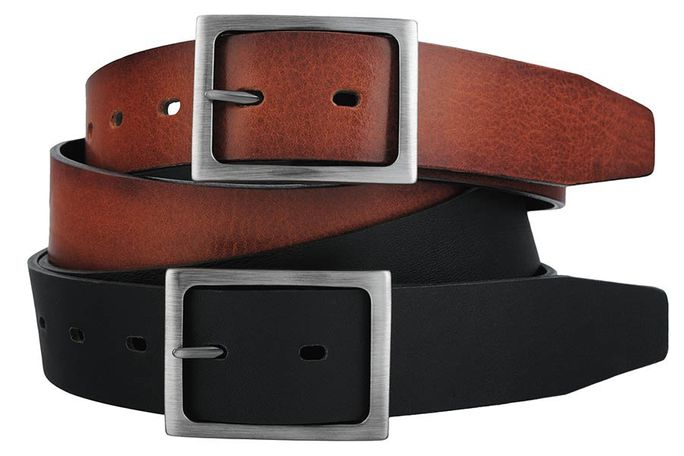 Bosswik 6899G/35 Bælte Black/Cognac