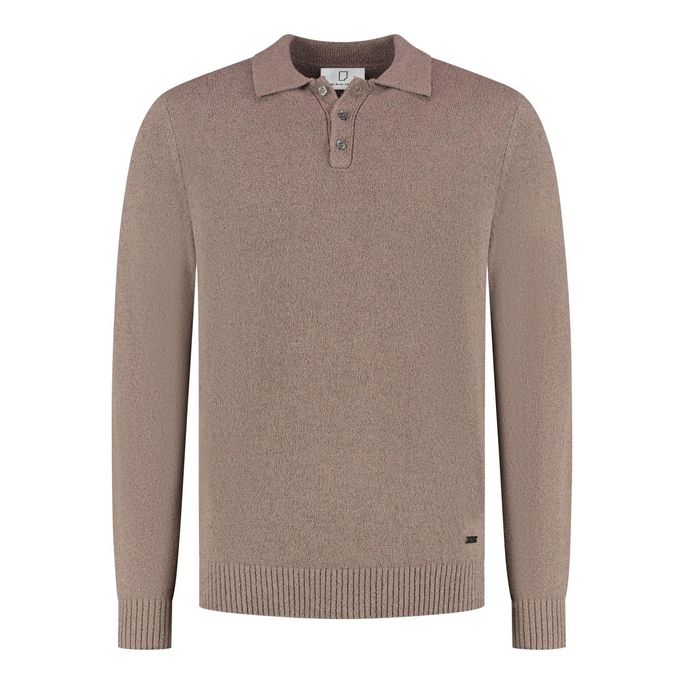 Born With Appetite Bryce Polo Pullover Brown