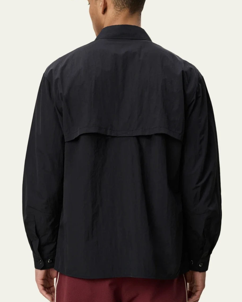 Les Deux Ripstop Overshirt Black
