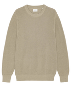 Les Deux Rib Crewneck Knit Dark Sand