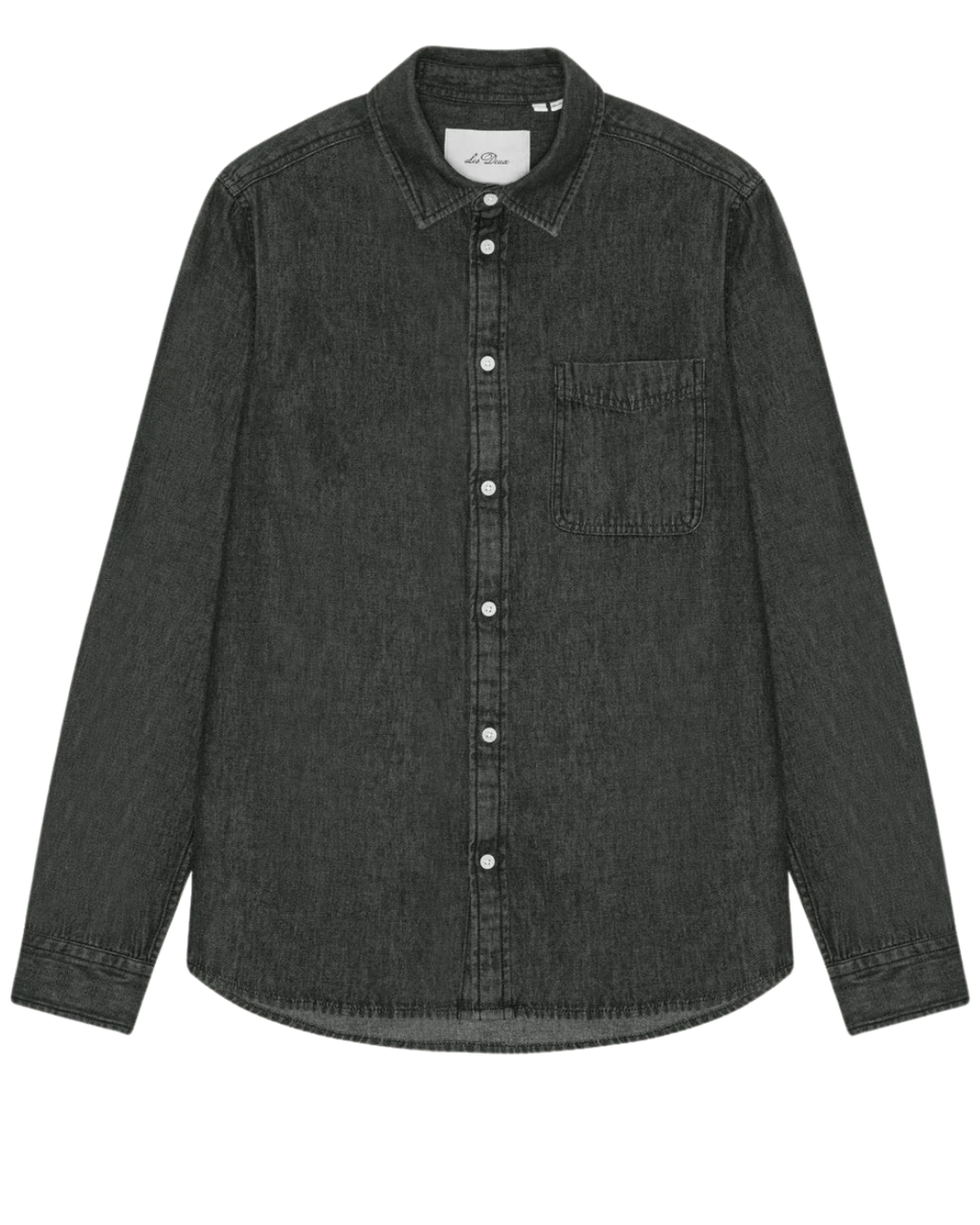 Les Deux Denim Shirt Washed Black