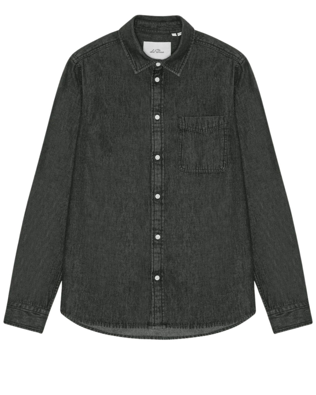 Les Deux Denim Shirt Washed Black