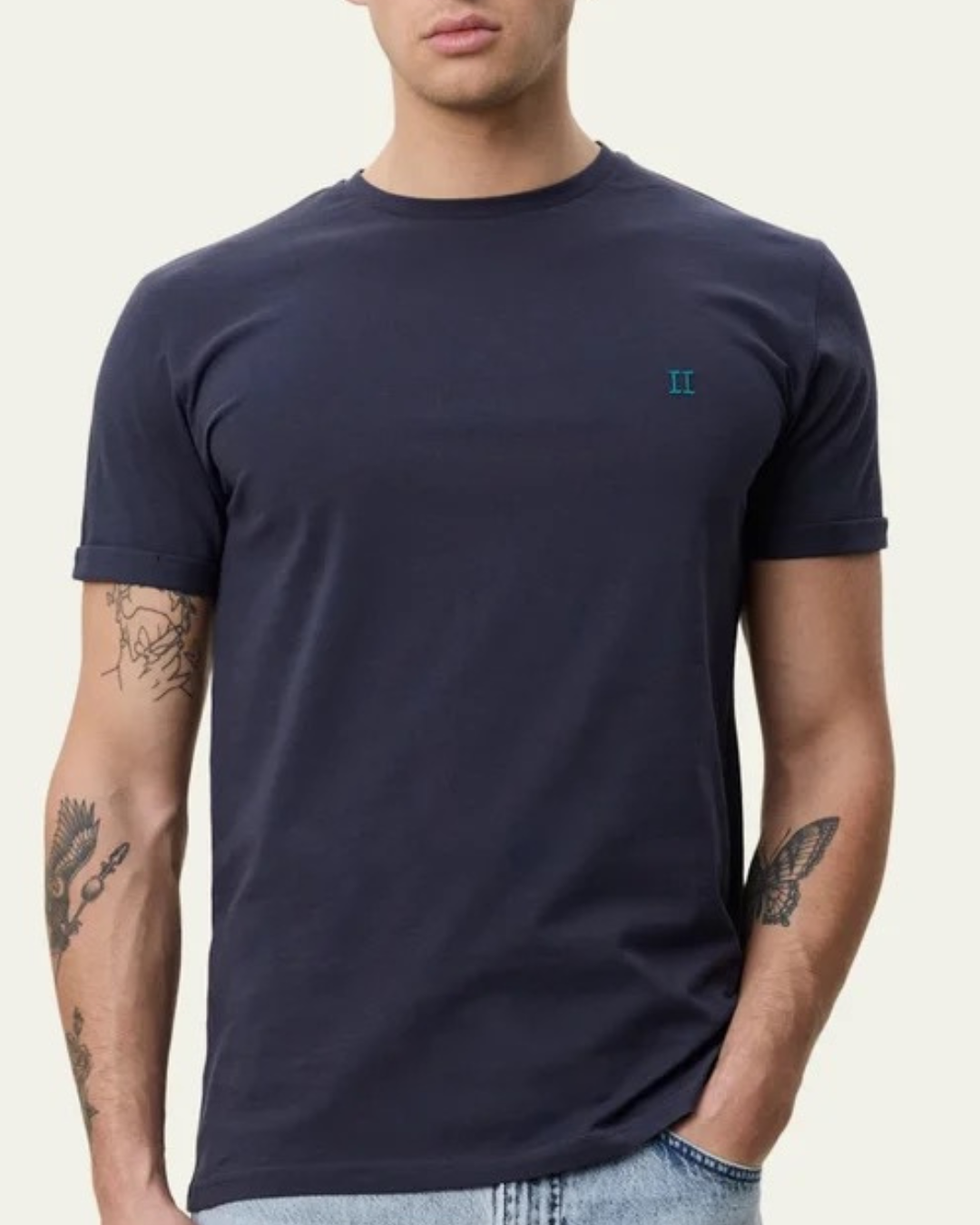 Les Deux Core Seasonal T-shirt India Ink Blue