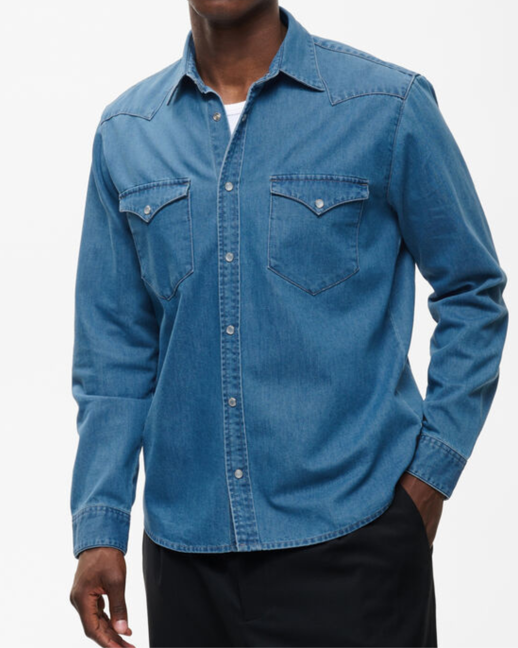 Martinique MAwestie Heritage Denim Overshirt Blue