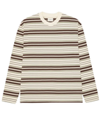 Les Deux Stripe LS T-Shirt Eggnog White