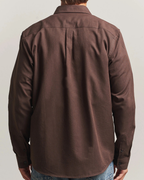 Les Deux Soft Flannel Overshirt Brown