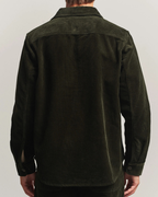 Les Deux Corduroy Overshirt Green