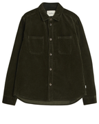Les Deux Corduroy Overshirt Green