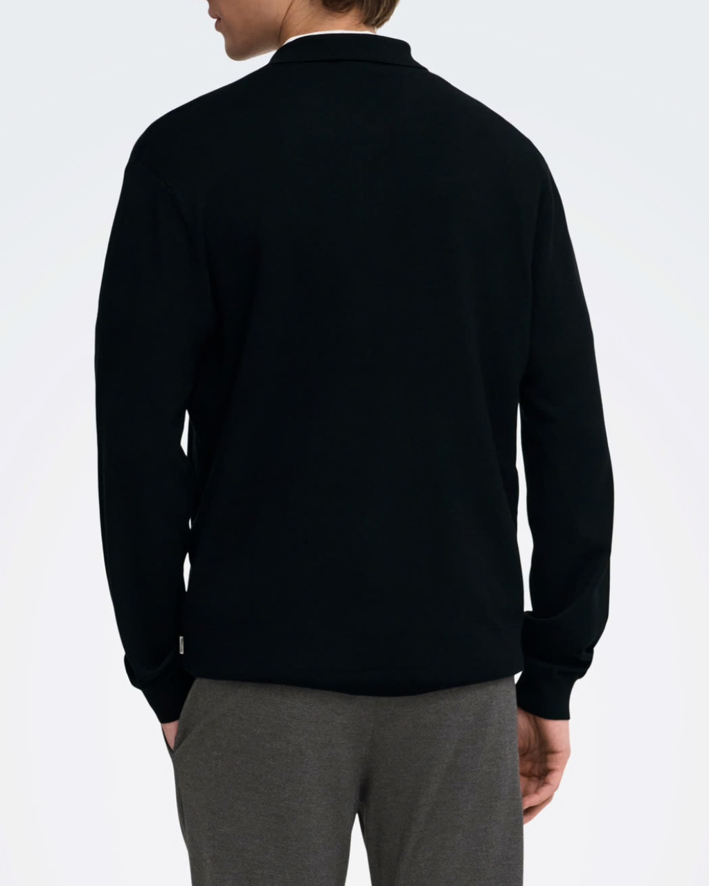 Only & Sons Onswyler Half Zip Polo Knit Black
