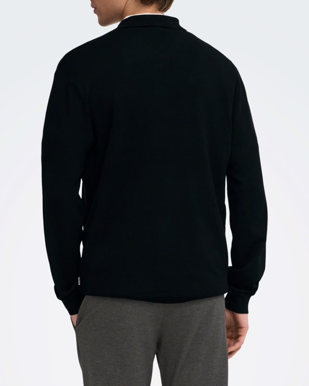 Only & Sons Onswyler Half Zip Polo Knit Black