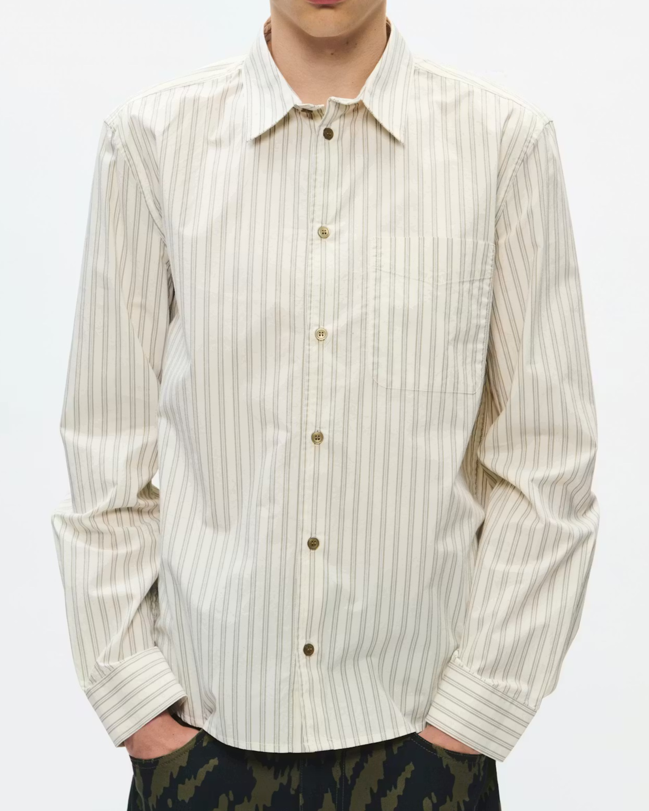 Wood Wood Adrian shirt Off White