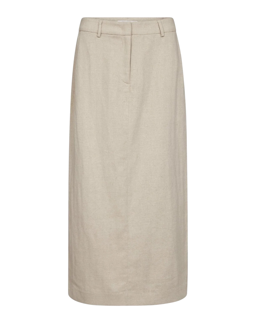 Co'Couture Leena Linen Floor Skirt Beige