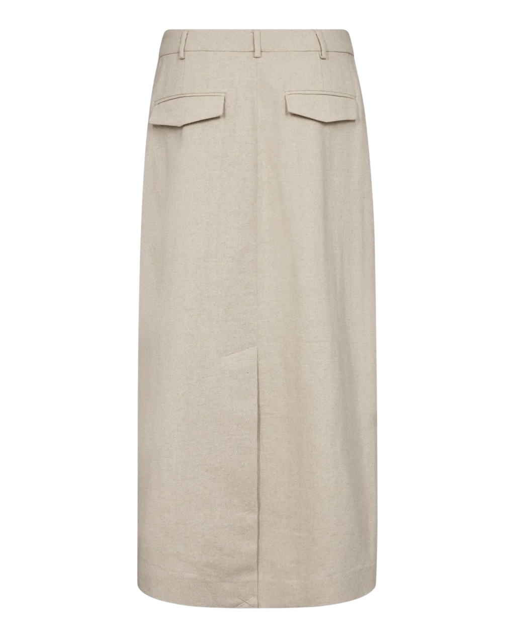 Co'Couture Leena Linen Floor Skirt Beige