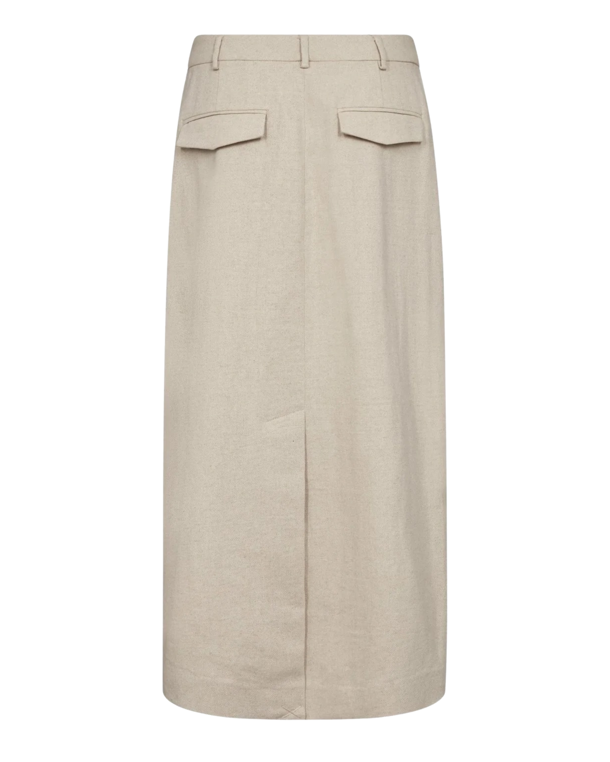 Co'Couture Leena Linen Floor Skirt Beige