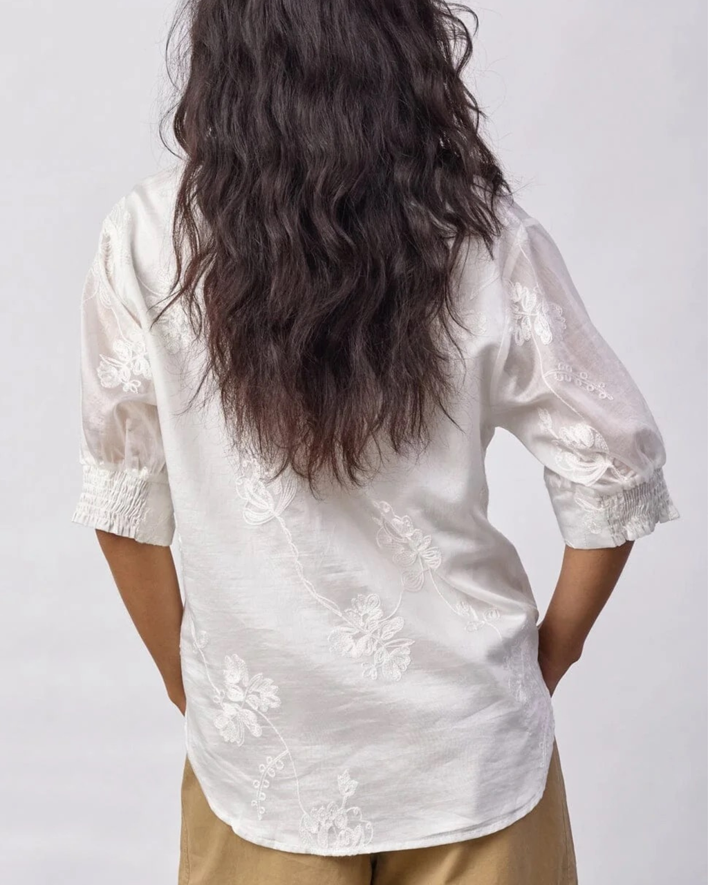 Co'Couture Vivian S/S Blouse Creme