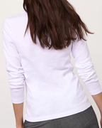 Co'Couture Granny LS Tee White