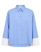 Co'Couture Elona Check Shirt Blue